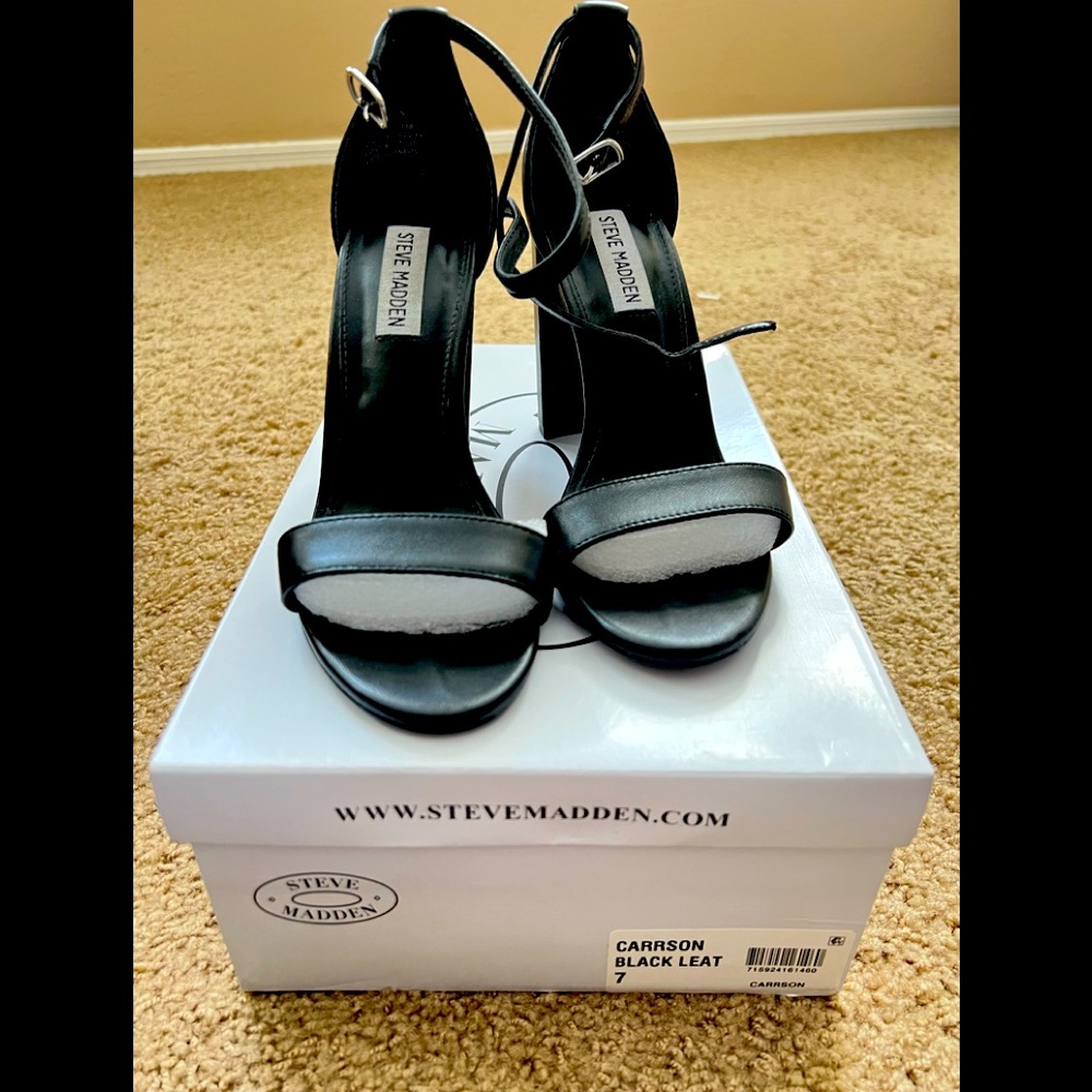 Black Steve Madden heels